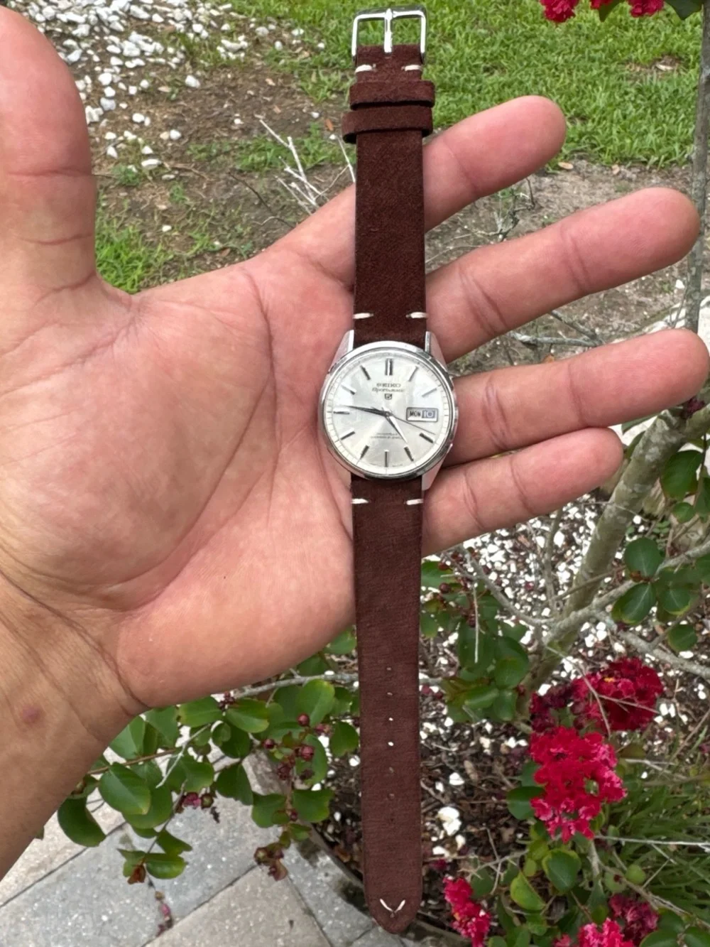 Seiko Sportsmatic 5 21 Jewel Day Date Automatic Watch